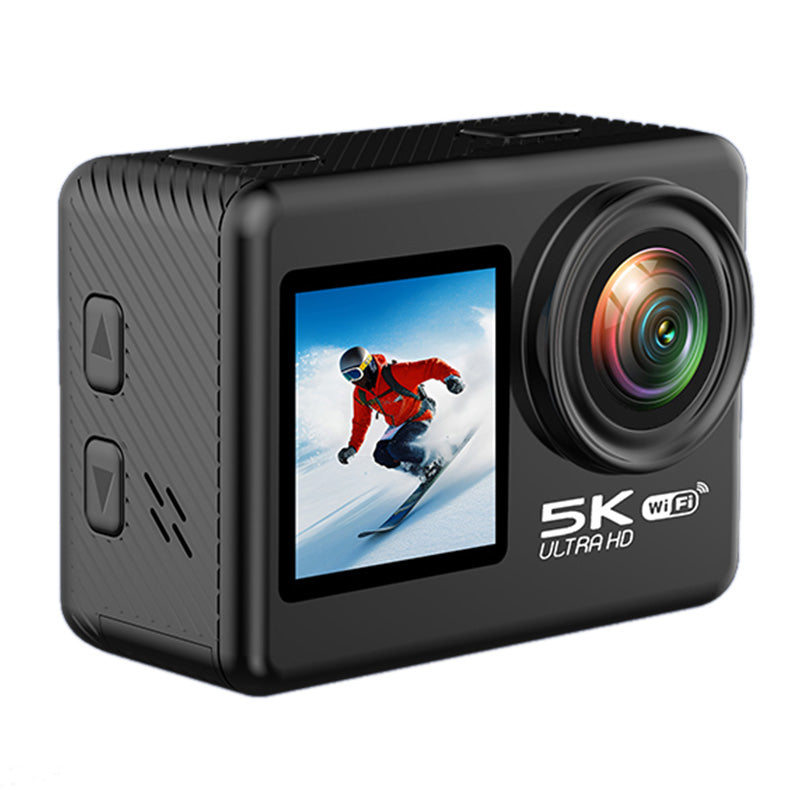 V5 5K WiFi EIS Anti-shake Action Camera 30m Waterproof Dual Screen Sports Camera V5 5K WiFi EIS Anti-shake Action Camera 30m Waterproof Dual Screen Sports Camera